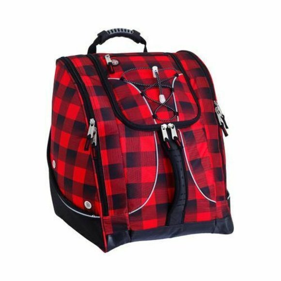 Athalon Other - Athalon Everything Boot Bag Buffalo Check Black & Red Lumber Jack Backpack